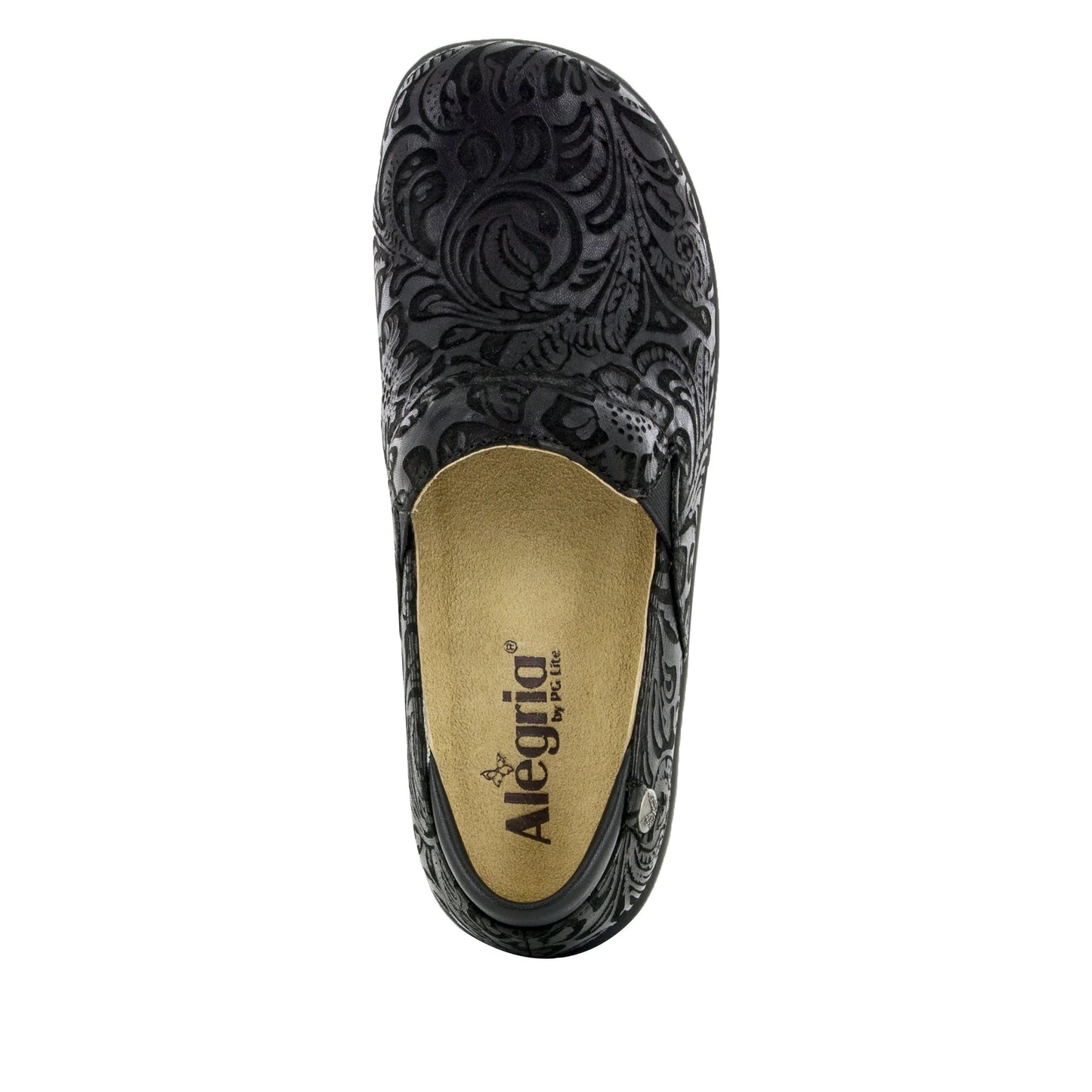 Keli - Black Embossed Paisley