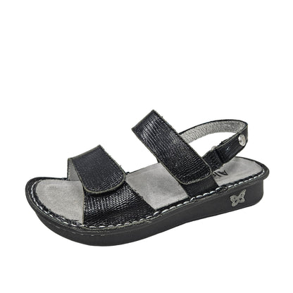 Verona - Black Reptile