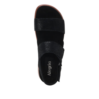 Bailee Sandals - Crackle Black