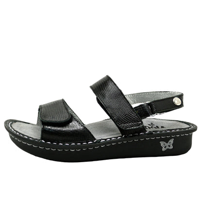 Verona - Black Reptile